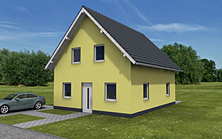 Einfamilienhaus 102 S - besonders gut geeignet für recht schmale Baugrundstücke
