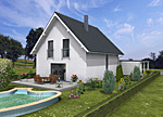 Einfamilienhaus 107 / 38 mit Doppelcarport 107 m² Wohnfläche